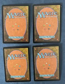 MTG 4X JAPANESE URZA'S SAGA PRIEST OF TITANIA PLAYED MAGIC THE GATHERING COMMON - Image 2