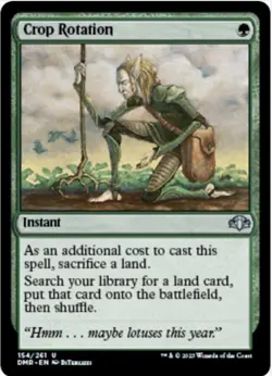 Crop Rotation (Regular, #154, NM-M) Dominaria Remastered (DMR), MTG - Image 1
