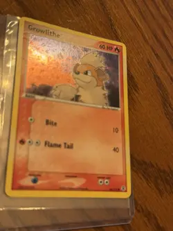 2004 Pokemon FireRed & LeafGreen #64 Growlithe Holo LP - Image 2