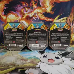 Pokemon TCG Eevee Evolutions Tin Set - 2021 - Image 2