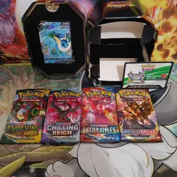 Pokemon TCG Eevee Evolutions Tin Set - 2021 - Image 4