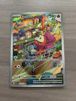 Pokemon TCG Fuecoco Scarlet & Violet Paldea Evolved 201/193 Illustration Rare - Image 2