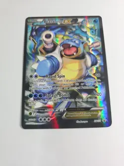 Pokemon TCG Blastoise EX XY122 Black Star Promo - NM standard size card - Image 2