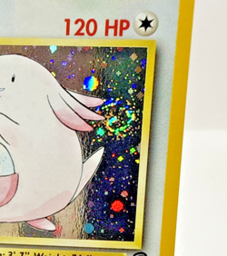 Chansey Holo Rare 3/130 Pokemon TCG Base Set 2 - NICE SWIRL LP+ - Image 2