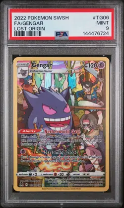 Fa/Gengar Pokemon Sword & Shield Lost Origin TG06 NM PSA 9 - Image 1