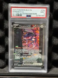 2025 Pokemon TCG Genesect EX SIR Black Bolt EN - #169 - PSA 9 MINT - Image 1