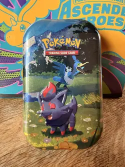 Pokemon - Ascended Heroes - Mini Tin - Zorua & Cramorant - New and Sealed - Image 1