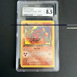 Pokemon Dark Charmeleon Team Rocket 1st Edition CGC 8.5 Uncommon 32/82 2000 - Image 1