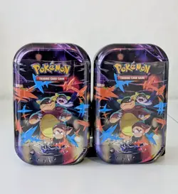 Two Pokemon TCG: Mega Heroes Mini Tin - Brand New - Image 1