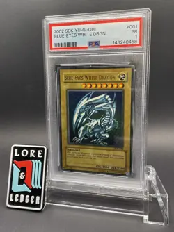 PSA 1 SDK-001 Blue-Eyes White Dragon 2002 Yugioh Starter Deck Kaiba - Image 1
