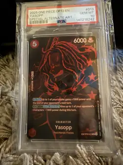 Yasopp SP OP09-013 One Piece OP12 Legacy Of The Master PSA 10 - Image 1