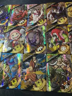 One Piece Set of 18 Collectible Character Anime GR SSR Holo Cards CCG Luffy Nami - Image 3