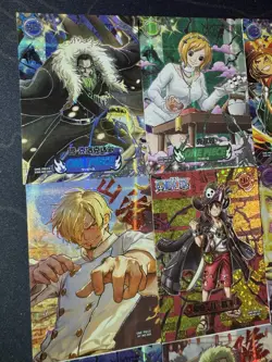 One Piece Set of 12 Collectible Character Anime Foiled Cards CCG Luffy Nami - Image 2