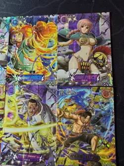 One Piece Set of 12 Collectible Character Anime Foiled Cards CCG Luffy Nami - Image 3