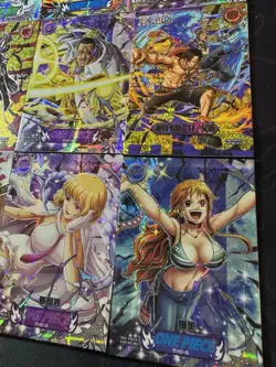 One Piece Set of 12 Collectible Character Anime Foiled Cards CCG Luffy Nami - Image 4