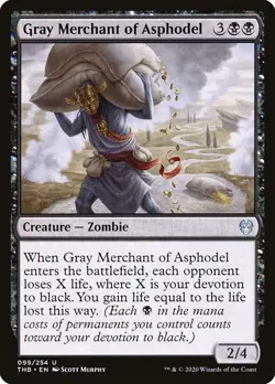 Gray Merchant of Asphodel - Non-Foil - thb - 99 | MTG Card - Image 1