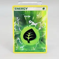 Pokemon TCG Grass Energy Holon Phantoms Holographic Card 105/110 Holo NM - Image 1