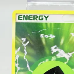Pokemon TCG Grass Energy Holon Phantoms Holographic Card 105/110 Holo NM - Image 2