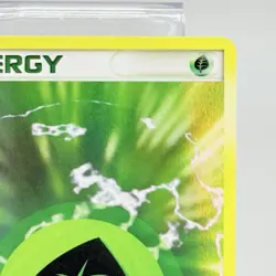 Pokemon TCG Grass Energy Holon Phantoms Holographic Card 105/110 Holo NM - Image 3