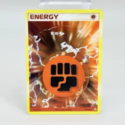 Pokemon TCG Fighting Energy Holon Phantoms Holographic Card 110/110 Holo LP - Image 1