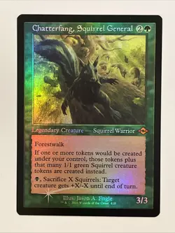 Chatterfang, Squirrel General (Foil Etched) #410 Modern Horizons 2 MTG - Image 1
