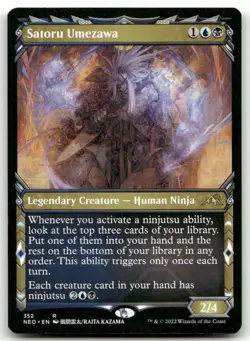Satoru Umezawa (Showcase) #352 (NM) Kamigawa Neon Dynasty NEO Magic MTG - Image 1
