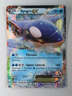 Carte pokemon FRANCAIS Kyogre EX (XYPR 41) XY Black Star [POOR] 14.04.2025A - Image 1