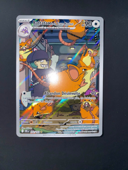 Rattatac de la team rocket 202/182 - Carte Pokemon AR - DRI FR VF - NM / Neuve - Image 1