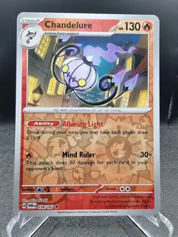 Chandelure - 038/167 - Reverse Holo - Twilight Masquerade - NM/M Pokemon Card - Image 1