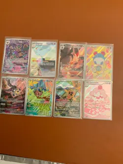 cartes Pokemon lot de 8 cartes AR HEROS TRANSCENDANT VF NM - Image 1