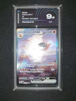 Carta Pokemon - Charizard Ex 199/165 151 Ita Full Art - AiGrading 9,5 No Psa BGS - Image 2