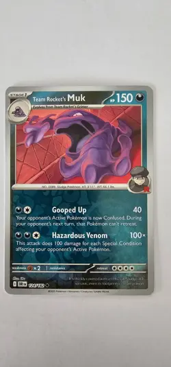 Team Rocket's Muk 124/182 - Destined Rivals - Pokemon TCG - Reverse Holo - Image 1