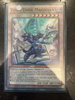 YuGiOh Toon Dark Magician Super Rare TDIL-EN032 - Image 1