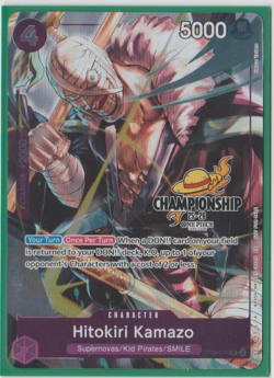 One Piece Card Game - Hitokiri Kamazo - CS 25-26 promo - OP06-076 - English - NM - Image 1