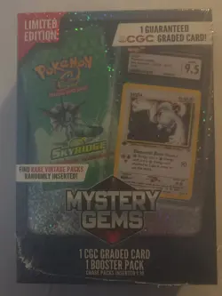 Pokemon TCG: Limited Edition Mystery Gems (1 Graded Card, 1 Booster Pack) - Image 2