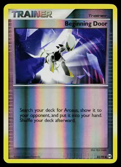 Pokemon Card - Beginning Door Arceus 82/99 Uncommon Reverse Holo - Image 1