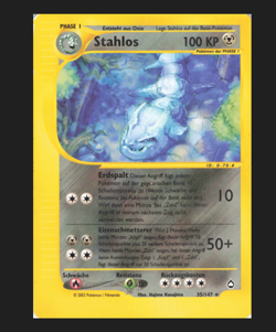 Pokemon Stahlos 35/147 - Aquapolis E-Card Serie 2002 - Deutsch - Rare - Original - Image 1