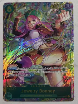 One Piece Card Game - Jewelry Bonney - Alt Art - SEC - OP12-118 - NM - English - Image 1
