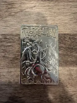Charizard Pokemon 23K Gold Plated Trading Card Burger King 1999 - Image 1