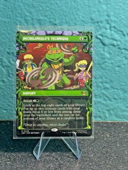 Michelangelo's Technique (Showcase)-0239-Teenage Mutant Ninja Turtles-MTG-NM/M - Image 1