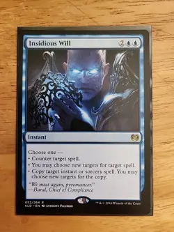 Insidious Will - Kaladesh - MTG Magic - Rare - Blue Instant - Image 1