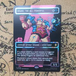 Krang, The All-Powerful, 0086 - Borderless, Surge Foil - TMNT MTG - NM/M - Image 1