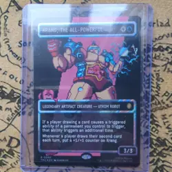 Krang, The All-Powerful, 0086 - Borderless, Surge Foil - TMNT MTG - NM/M - Image 3