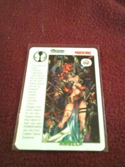 Spawn Power Cardz rare promo card pair - Spawn & Angela 1995 Caliber - Image 4