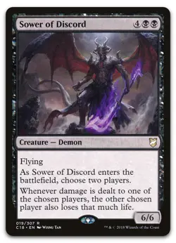 Sower of Discord #19 (LP) Commander 2018 C18 Magic MTG - Image 1