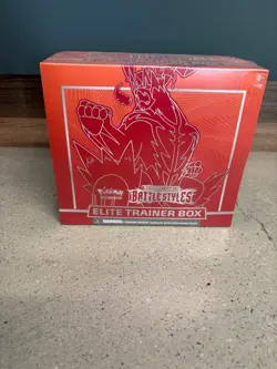 NEW Pokemon Battle Styles Sword and Shield Elite Trainer Box ETB - Red Sealed - Image 1