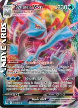 KYUREM VMAX 049/196 • Rara Holo Foil • Origine Perduta SWSH11 POKEMON - Image 1