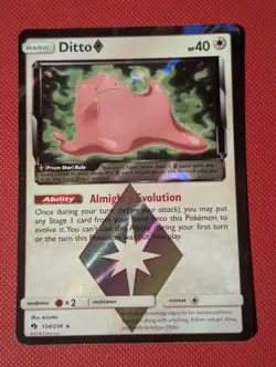 Pokemon TCG - Ditto Prism Star - 154/214 - Lost Thunder - Image 1