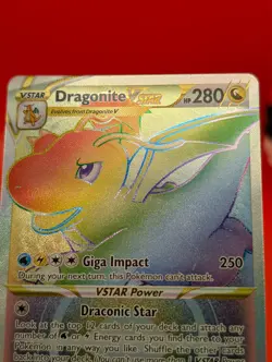 Dragonite VSTAR (Secret) 081/078 Pokemon GO Holo - Image 5