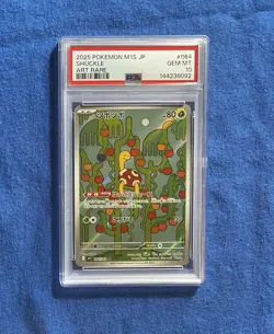 2025 Pokemon Shuckle AR 064/063 M1S Mega Symphonia Art Rare Japanese PSA 10 GEM - Image 1